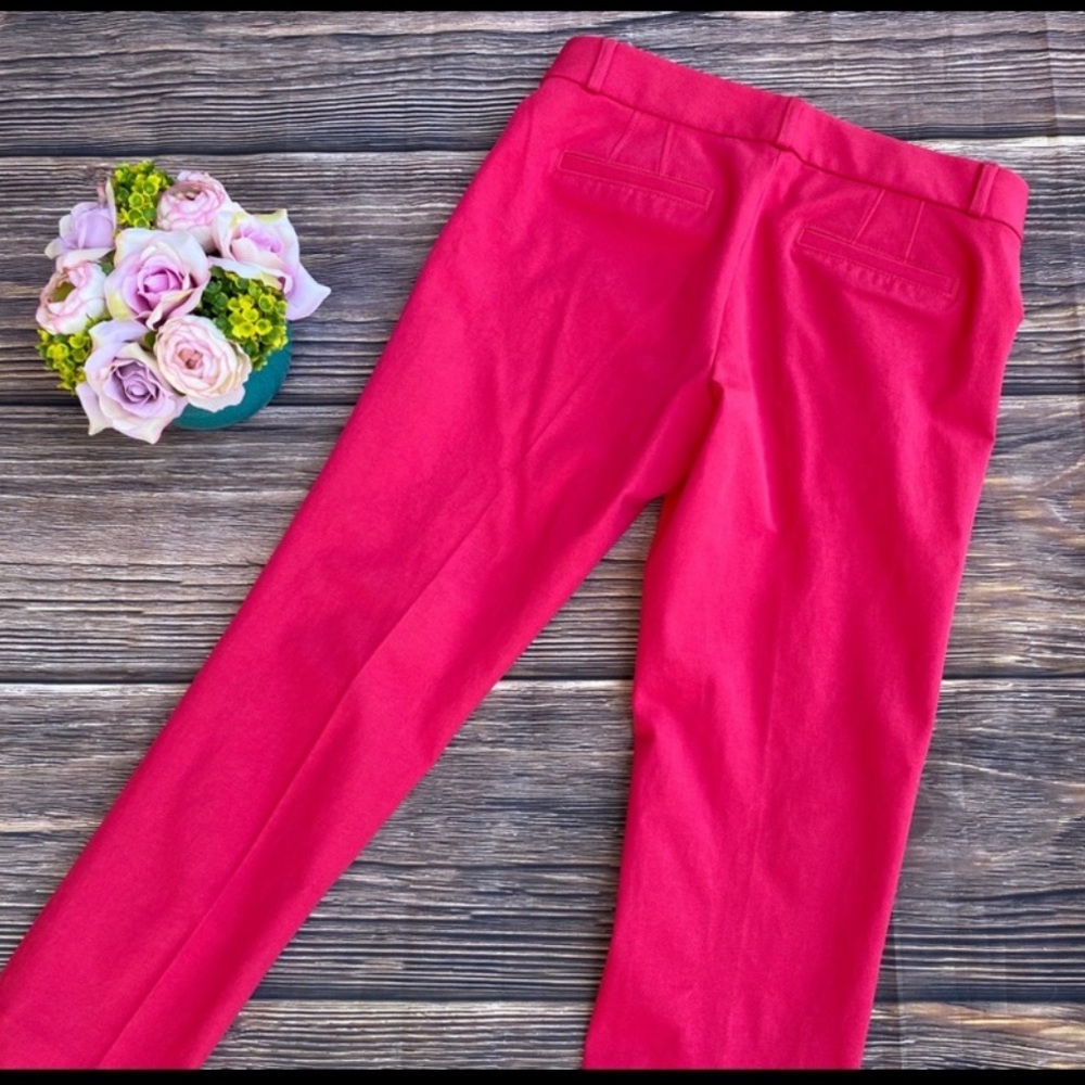 EUC Banana Republic Sloan Fit Pink Slacks Pants SIZE 4P Viscose Stretch - Picture 8 of 8